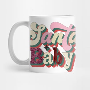 Santa Baby Vintage Christmas Mug